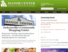Tablet Screenshot of manorcenter.com